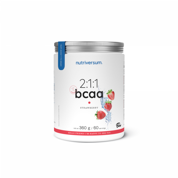 Aminokwasy Nutriversum 2:1:1 BCAA (truskawka) 360 g