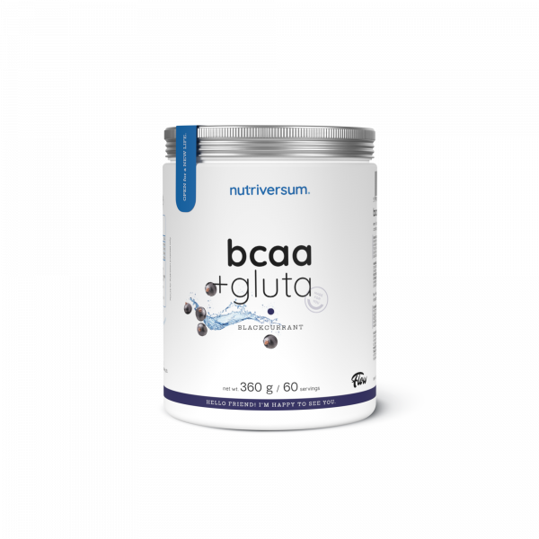 Aminokwasy Nutriversum BCAA + GLUTA (czarna porzeczka) 360 g