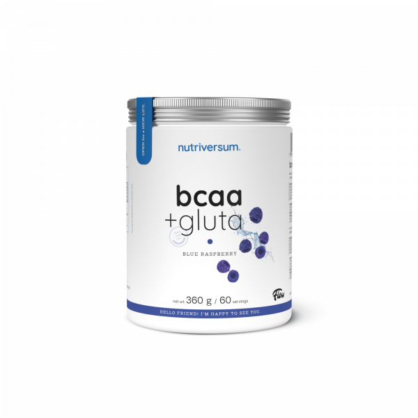 Aminokwasy Nutriversum BCAA + GLUTA (niebieska malina) 360 g
