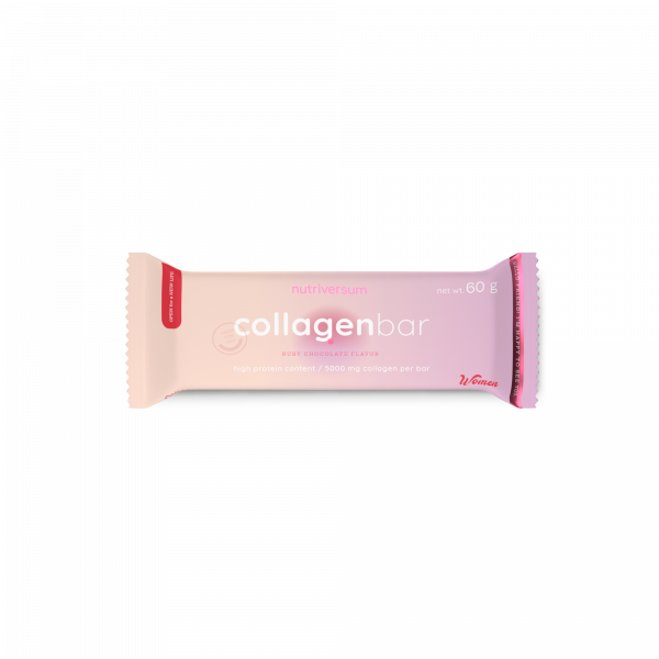 Baton proteinowy z kolagenem Nutriversum COLLAGEN BAR (różowa czekolada) 60g