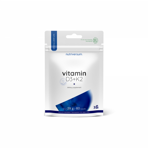 Nutriversum Vitamins VITAMIN D3+K2 60 kapsułek