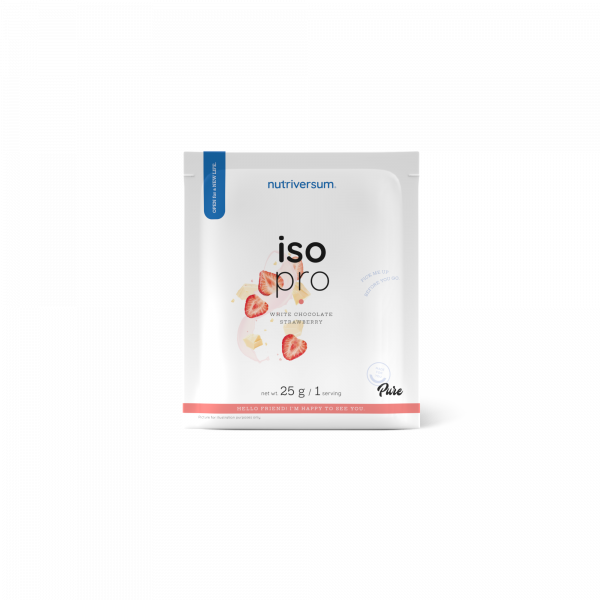 Protein Nutriversum ISO PRO (biała czekolada z truskawką) 25g