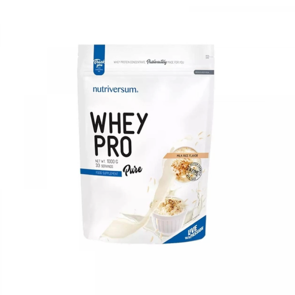 Protein Nutriversum WHEY PRO (mleko ryżowe) 30g 