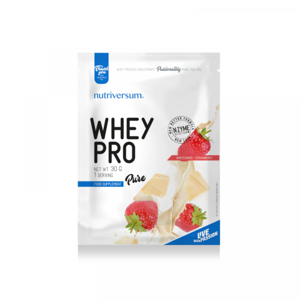 Protein Nutriversum WHEY PRO (truskawka) 30g