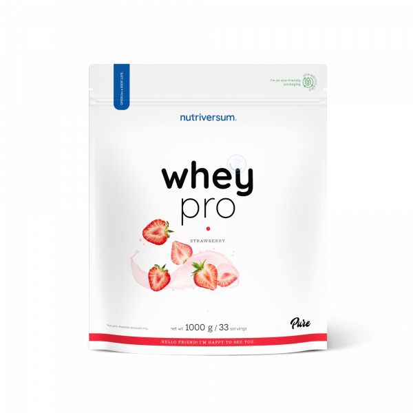 Protein Nutriversum WHEY PRO (truskawka) 1000g